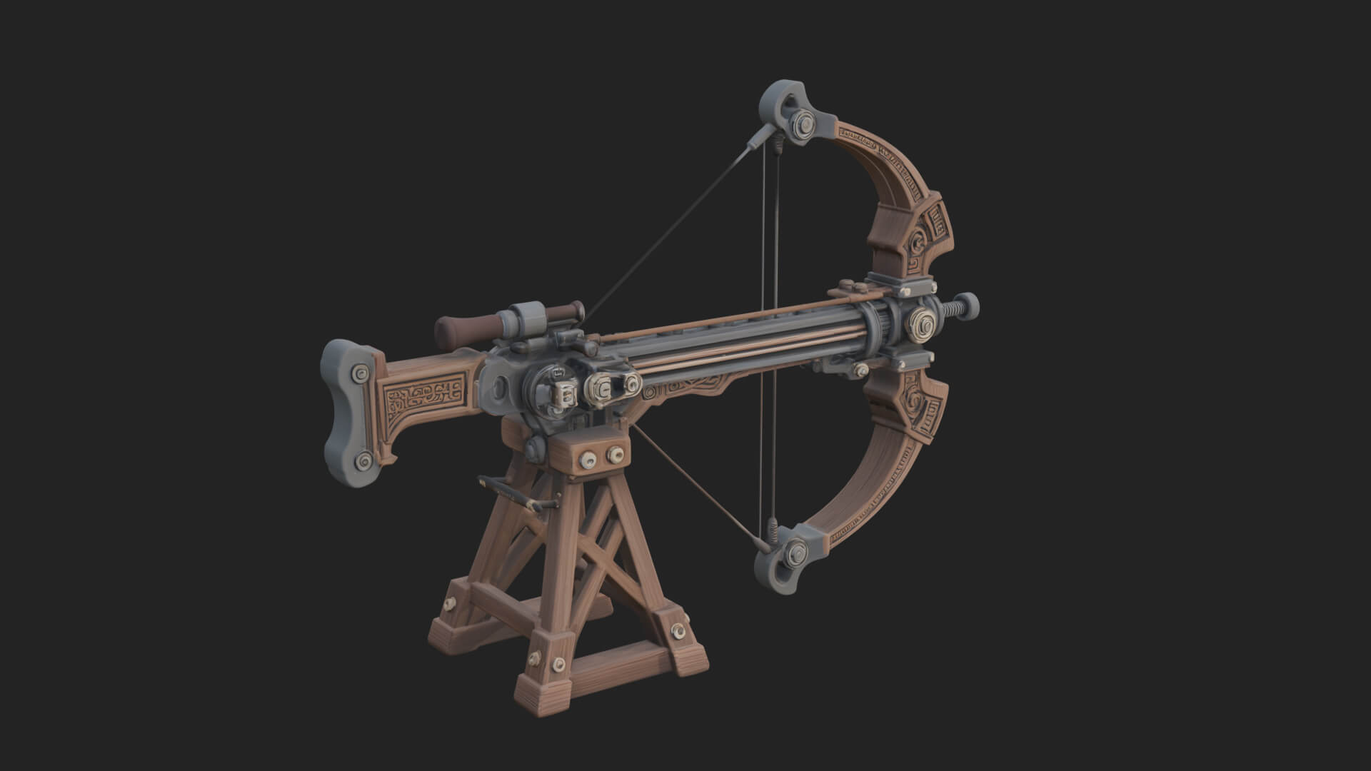 Siege Ballista Model Design 6 3D Print Model 3D Model