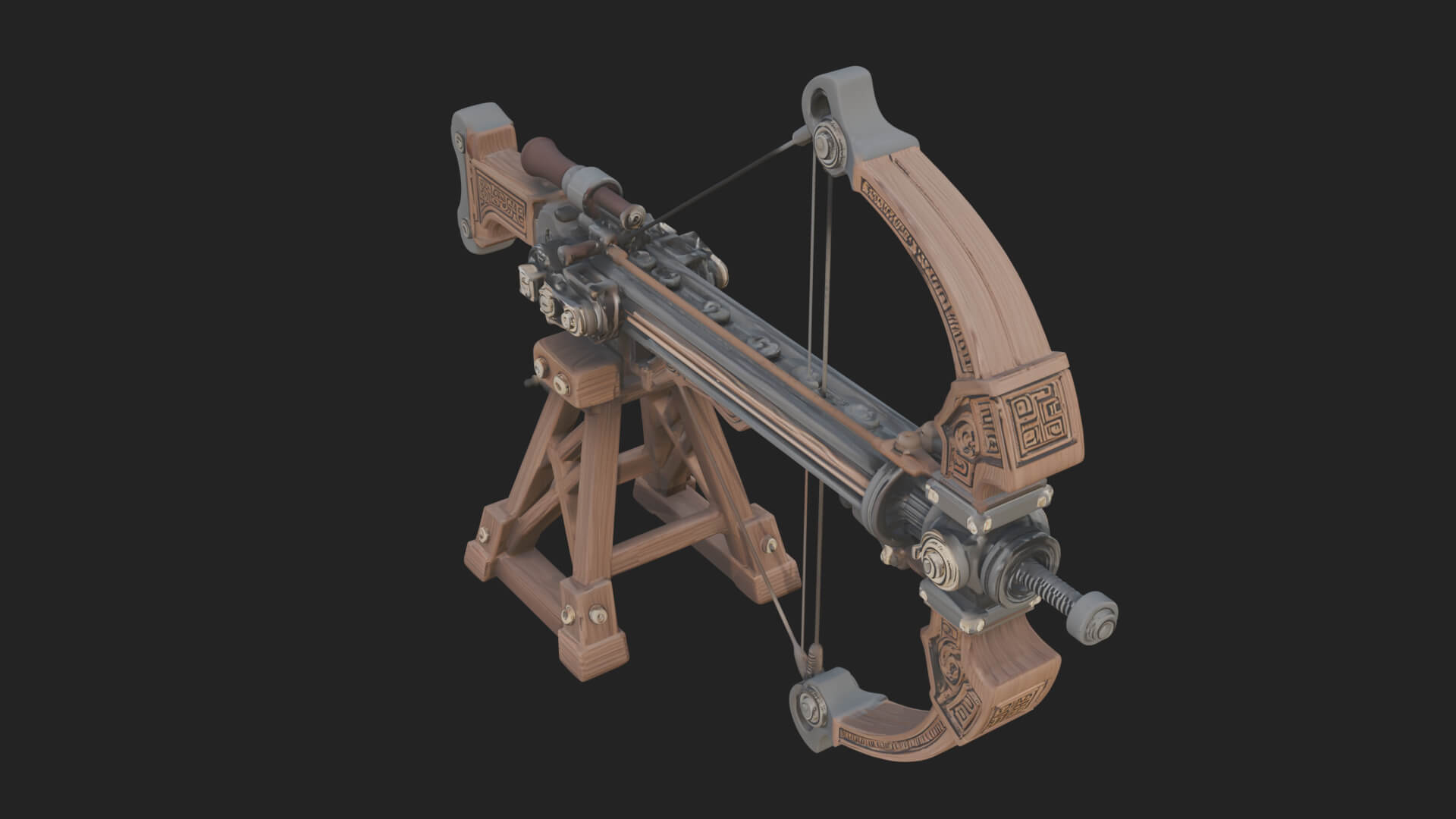 Siege Ballista Model Design 6 3D Print Model 3D Model
