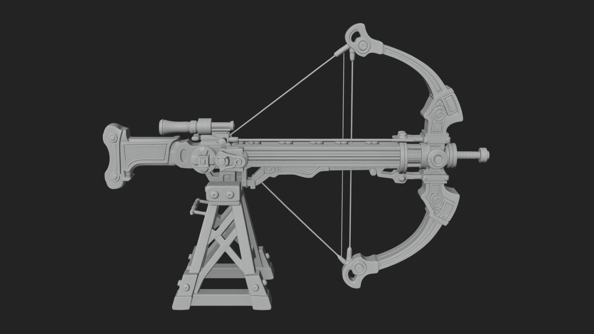 Siege Ballista Model Design 6 3D Print Model 3D Model