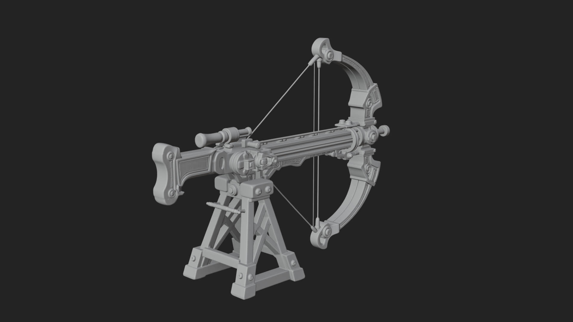 Siege Ballista Model Design 6 3D Print Model 3D Model