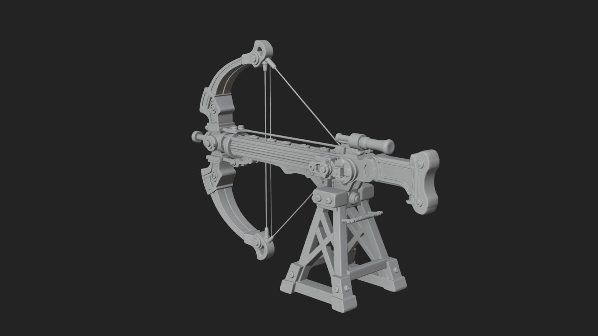 Siege Ballista Model Design 6 3D Print Model 3D Model