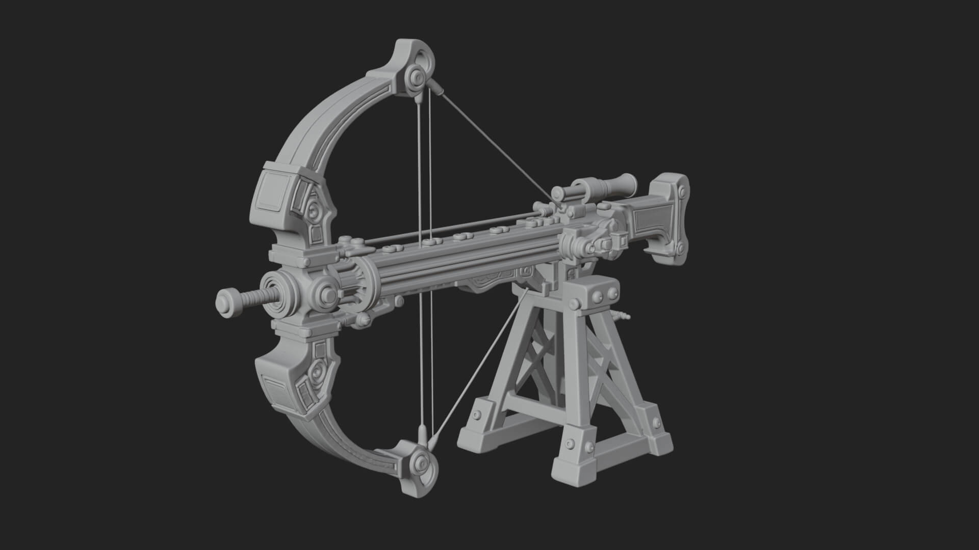 Siege Ballista Model Design 6 3D Print Model 3D Model