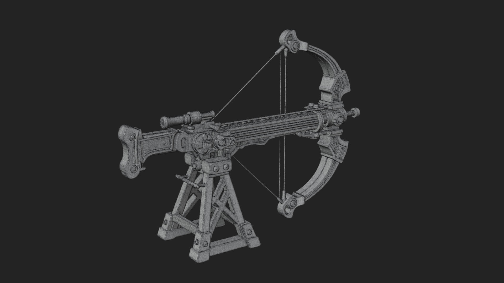 Siege Ballista Model Design 6 3D Print Model 3D Model