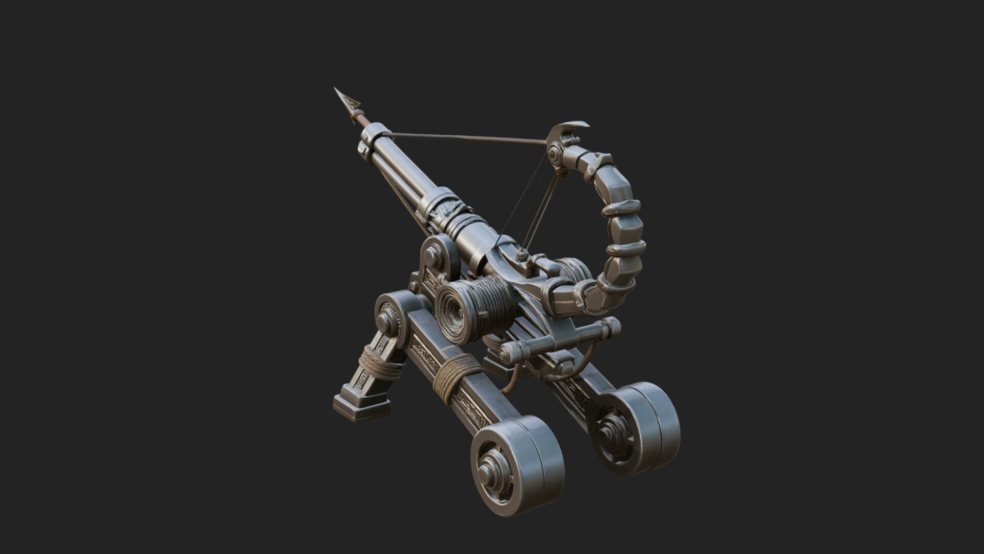 Siege Ballista Model Design 7 3D Print Model 3D Model