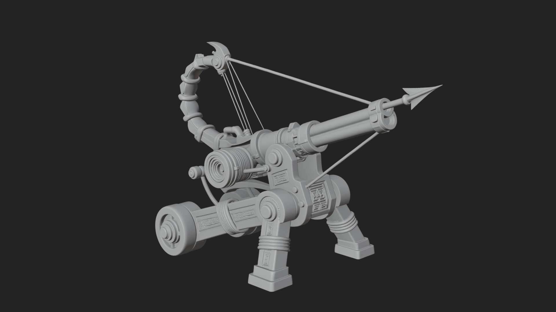 Siege Ballista Model Design 7 3D Print Model 3D Model
