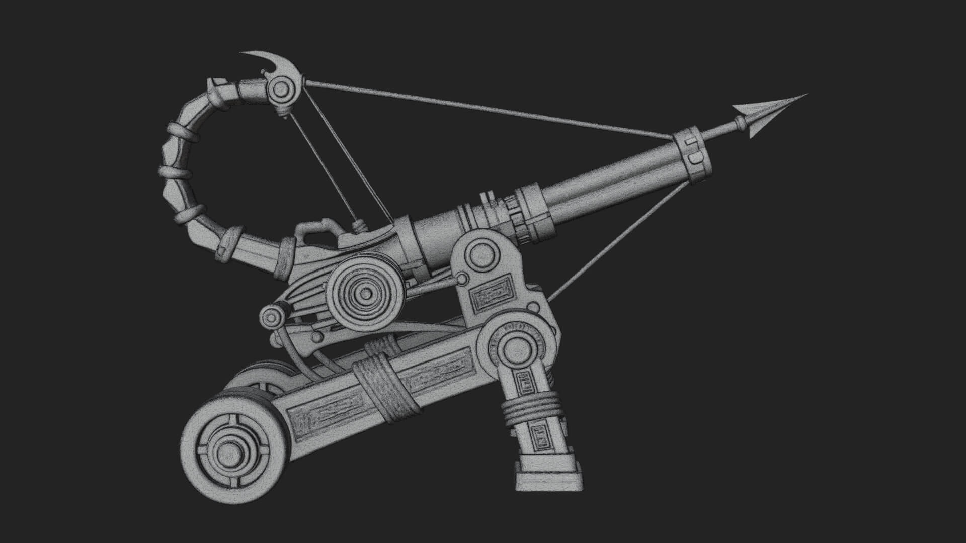 Siege Ballista Model Design 7 3D Print Model 3D Model