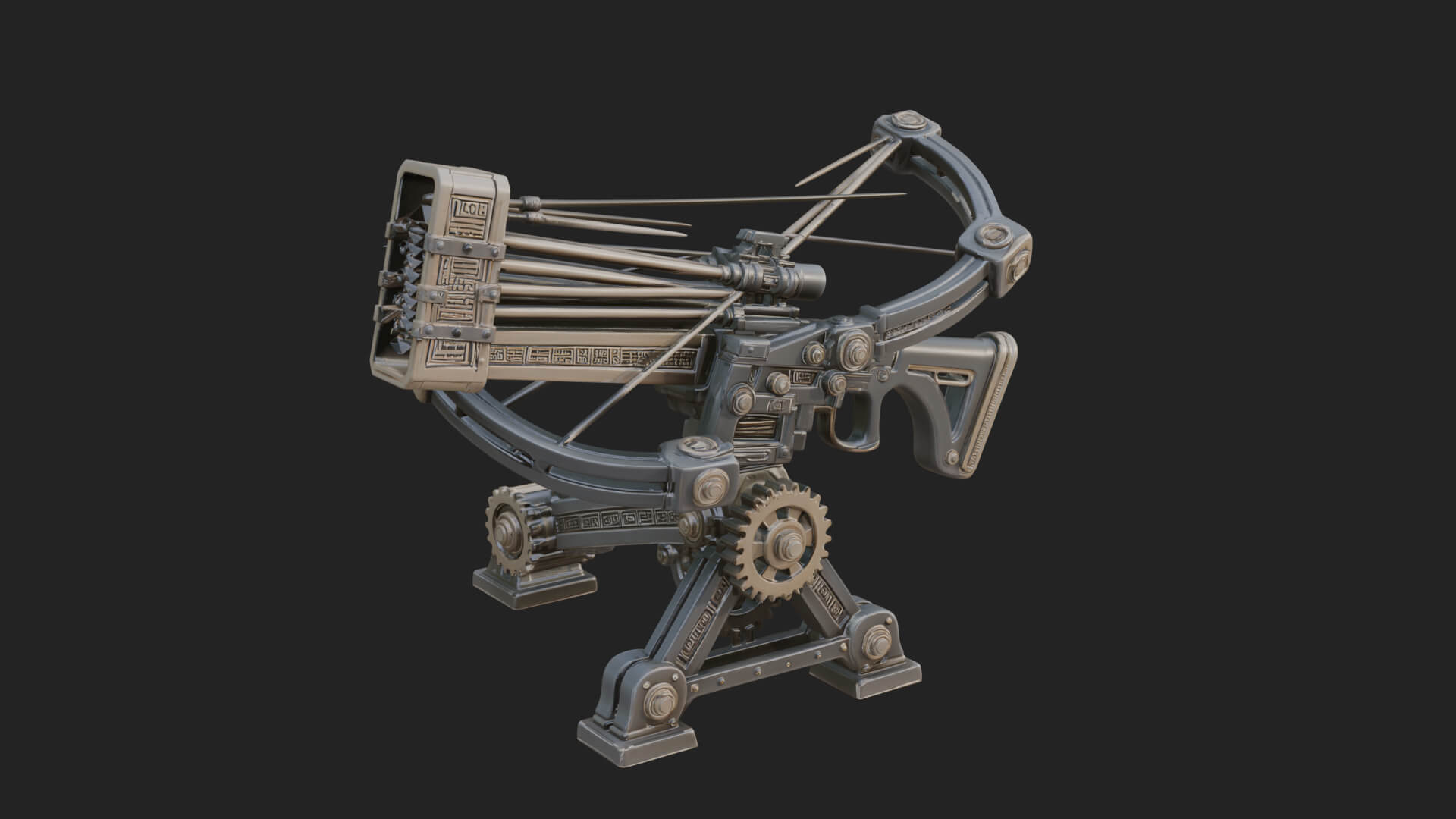 Siege Ballista Model Design 9 3D Print Model 3D Model