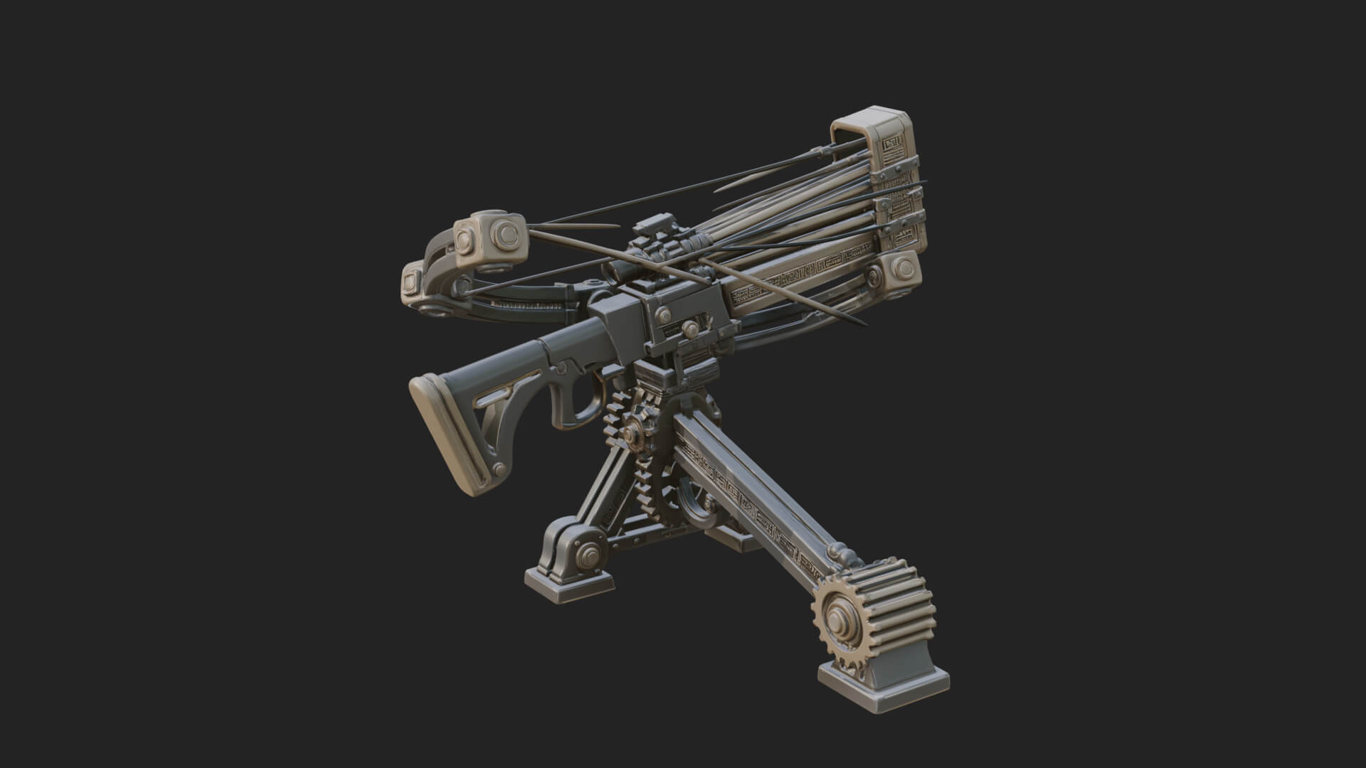 Siege Ballista Model Design 9 3D Print Model 3D Model
