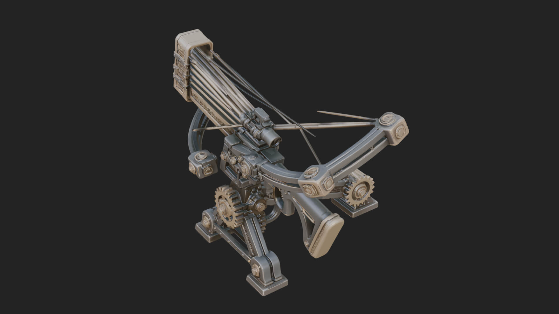 Siege Ballista Model Design 9 3D Print Model 3D Model