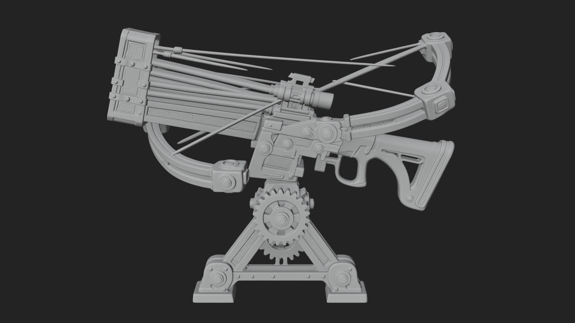 Siege Ballista Model Design 9 3D Print Model 3D Model