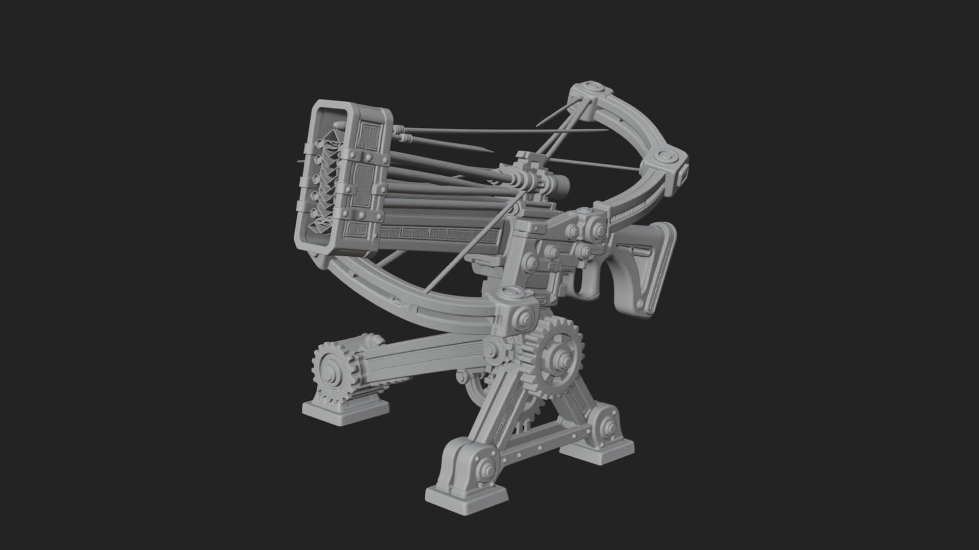 Siege Ballista Model Design 9 3D Print Model 3D Model