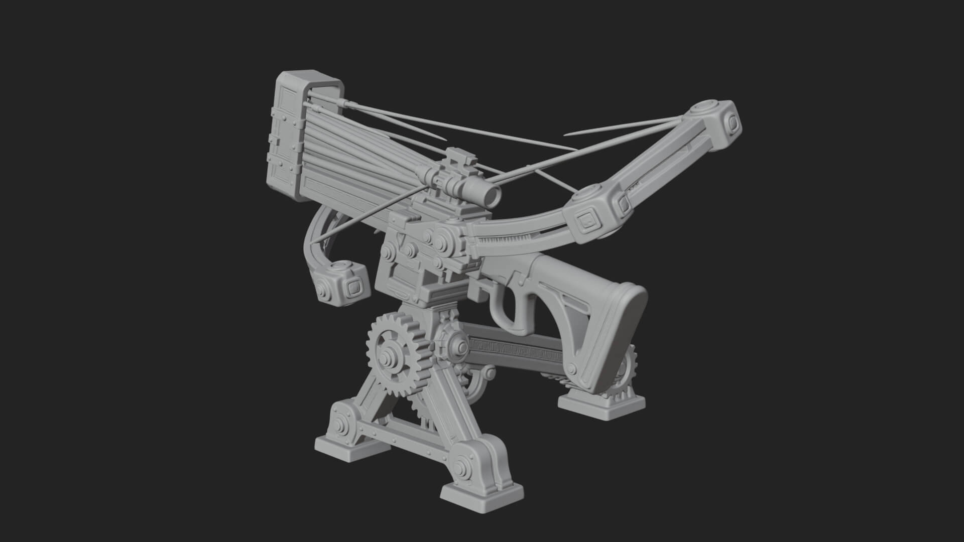 Siege Ballista Model Design 9 3D Print Model 3D Model