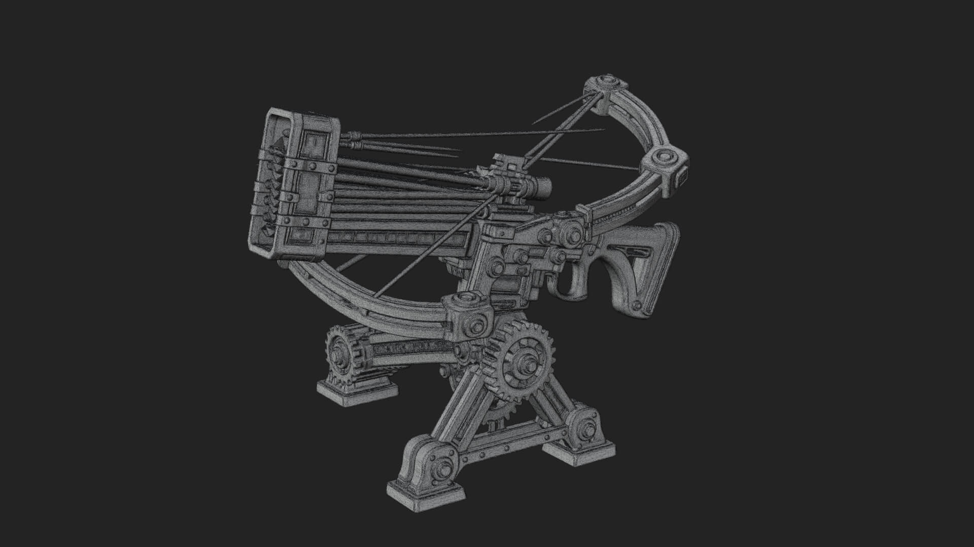 Siege Ballista Model Design 9 3D Print Model 3D Model