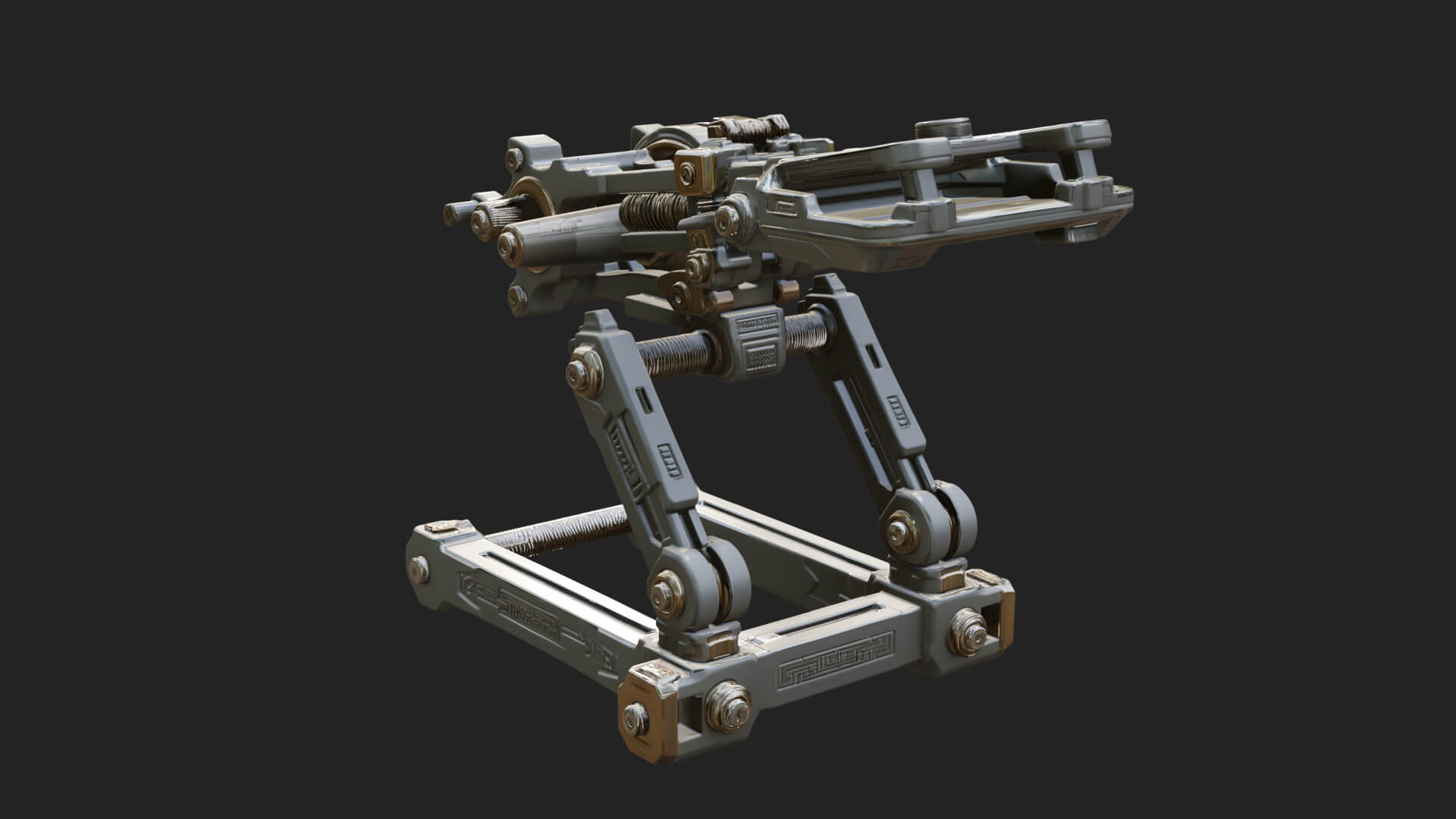 Siege Catapult Frame Model Design 1 3D Print Model 3D Model
