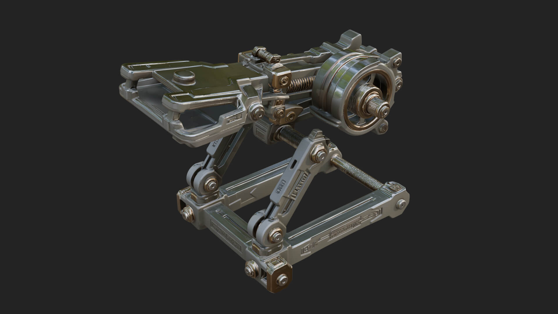 Siege Catapult Frame Model Design 1 3D Print Model 3D Model