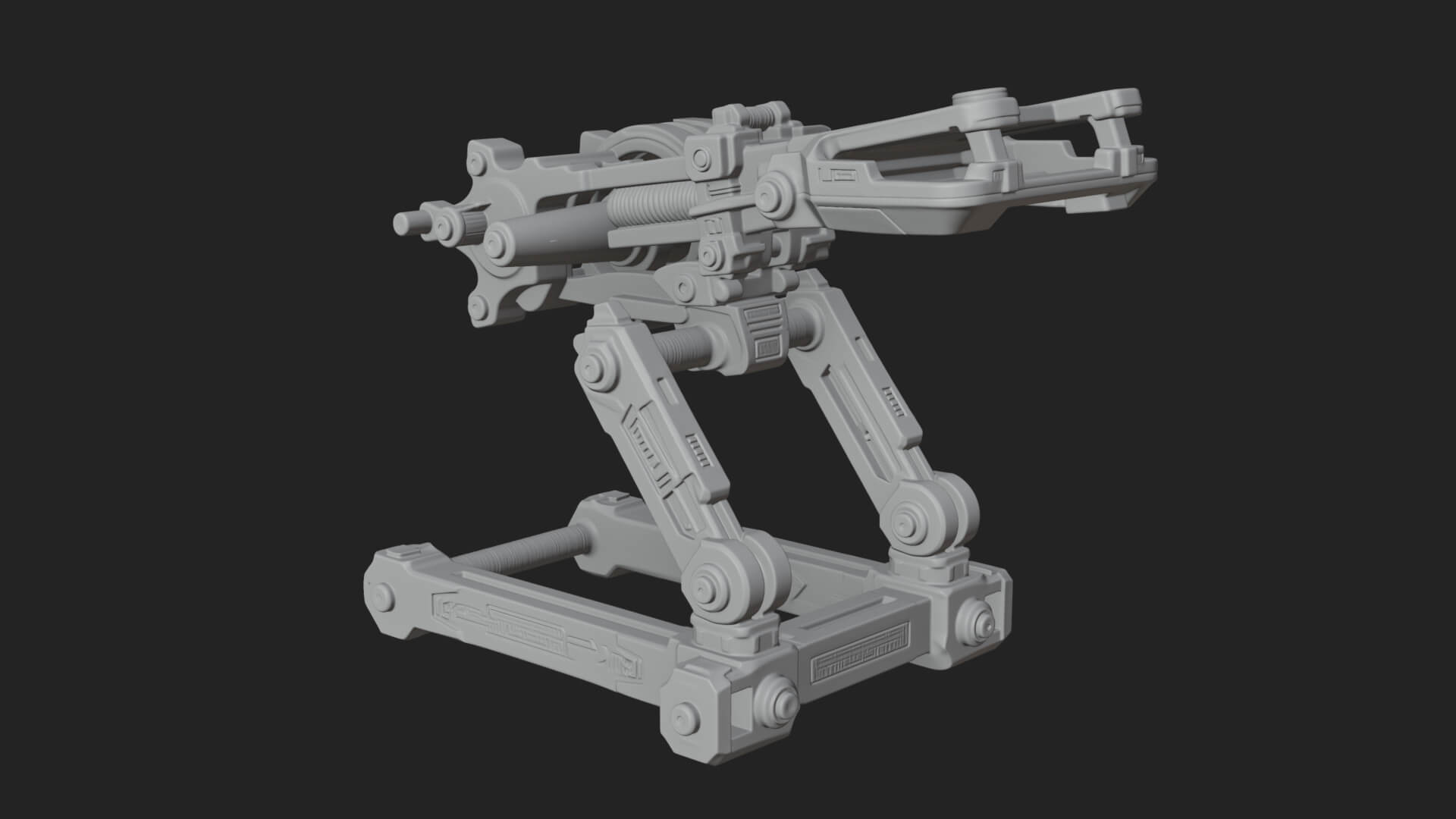 Siege Catapult Frame Model Design 1 3D Print Model 3D Model