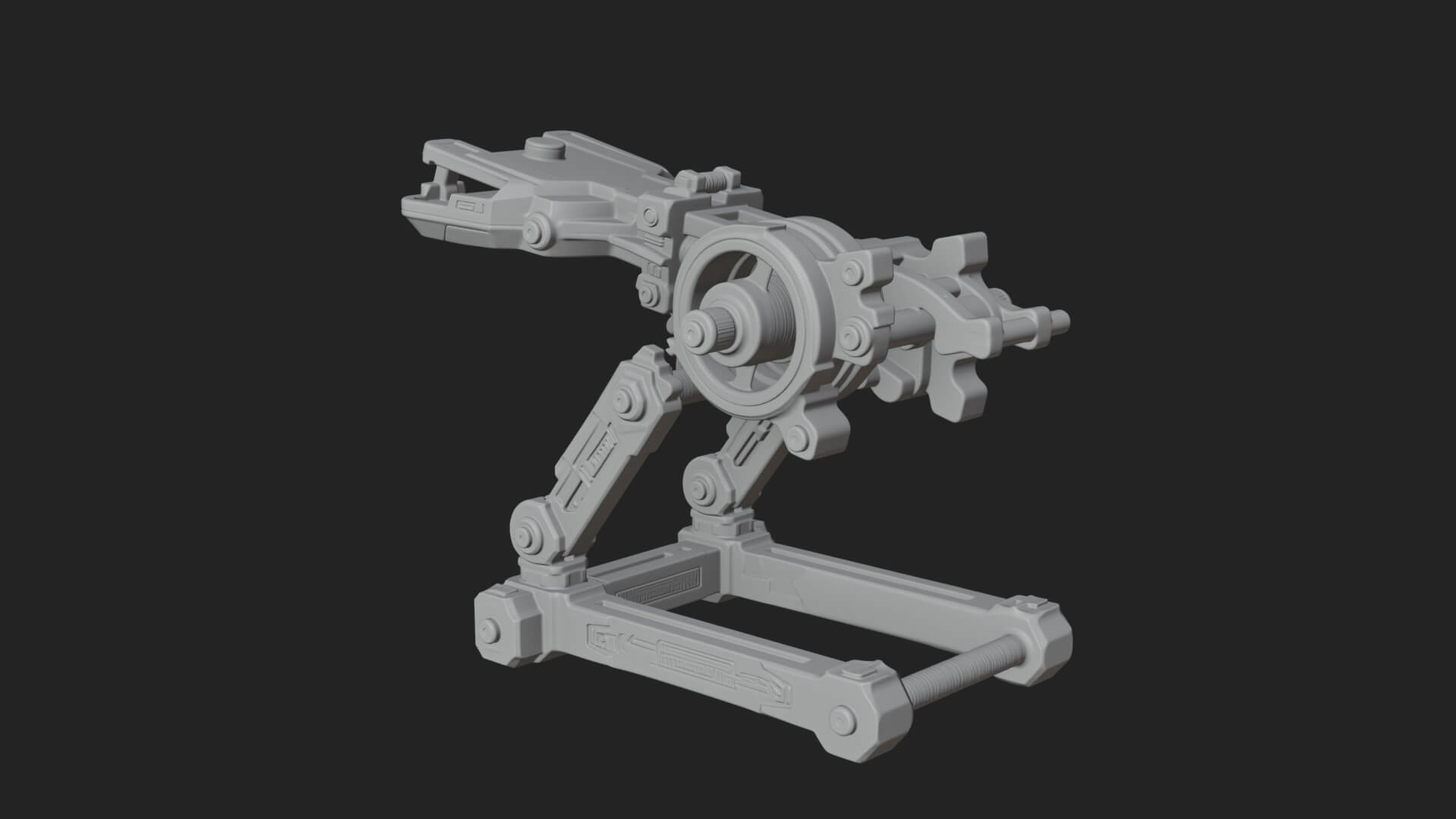 Siege Catapult Frame Model Design 1 3D Print Model 3D Model