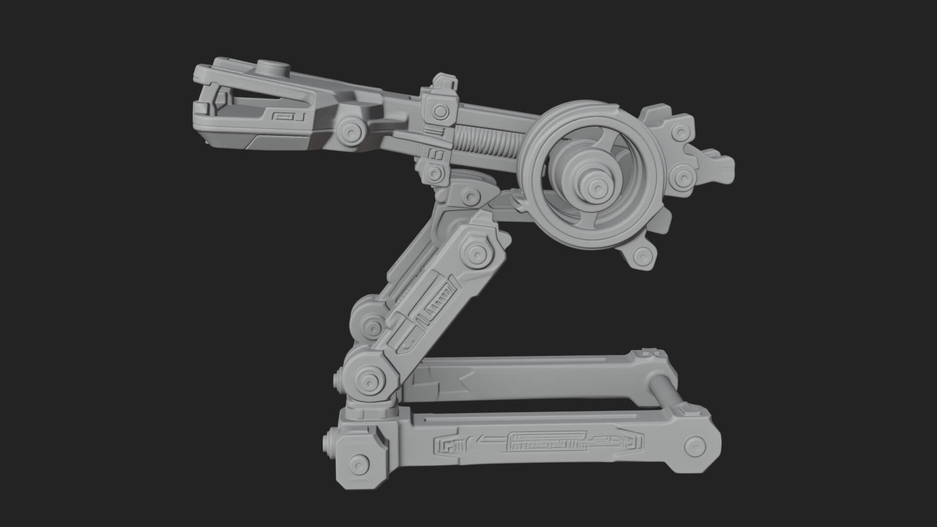 Siege Catapult Frame Model Design 1 3D Print Model 3D Model