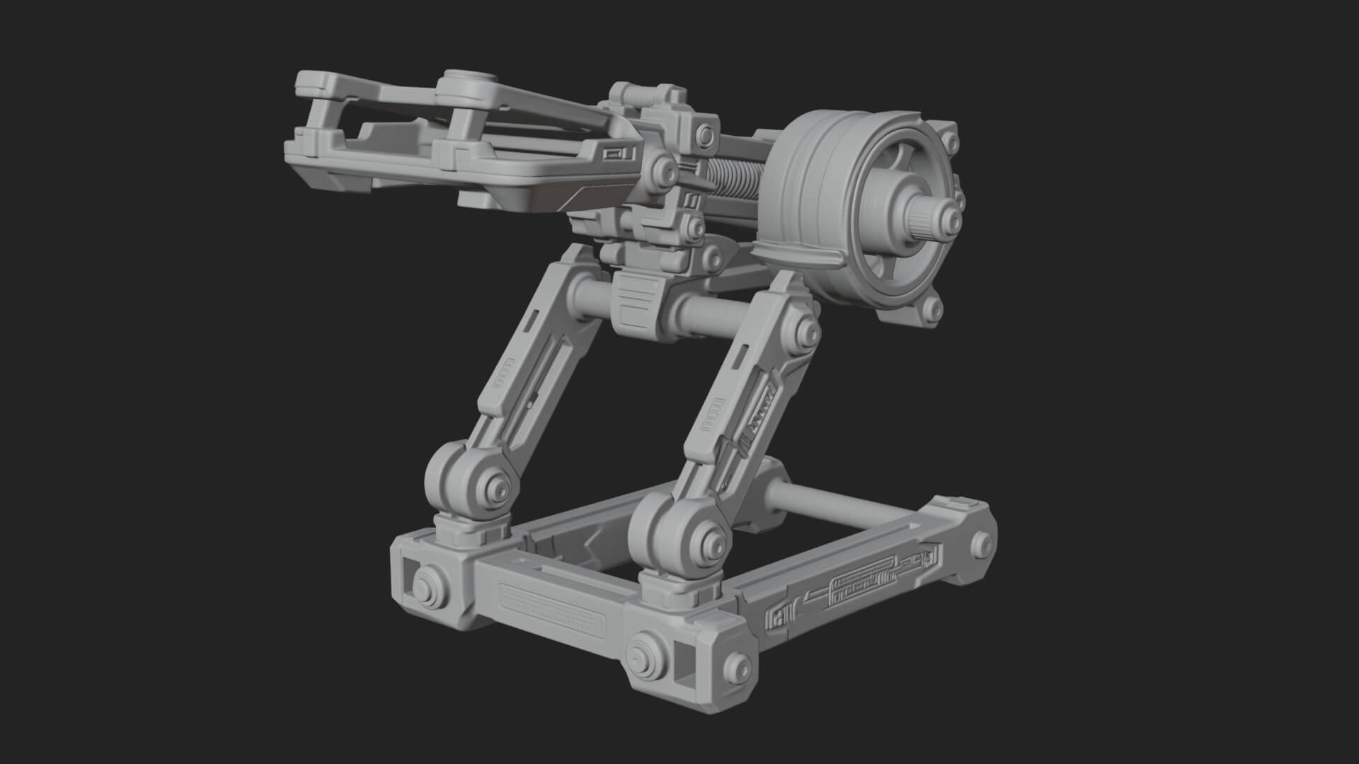 Siege Catapult Frame Model Design 1 3D Print Model 3D Model