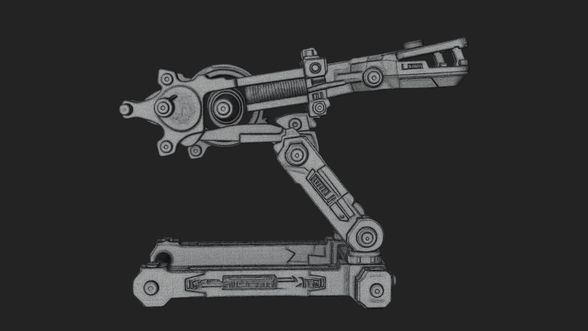 Siege Catapult Frame Model Design 1 3D Print Model 3D Model