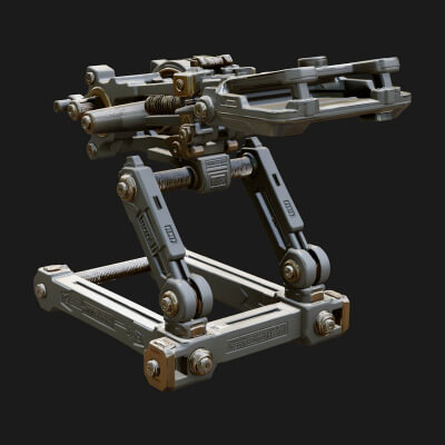 Siege Catapult Frame Model Design 1 3D Print Model