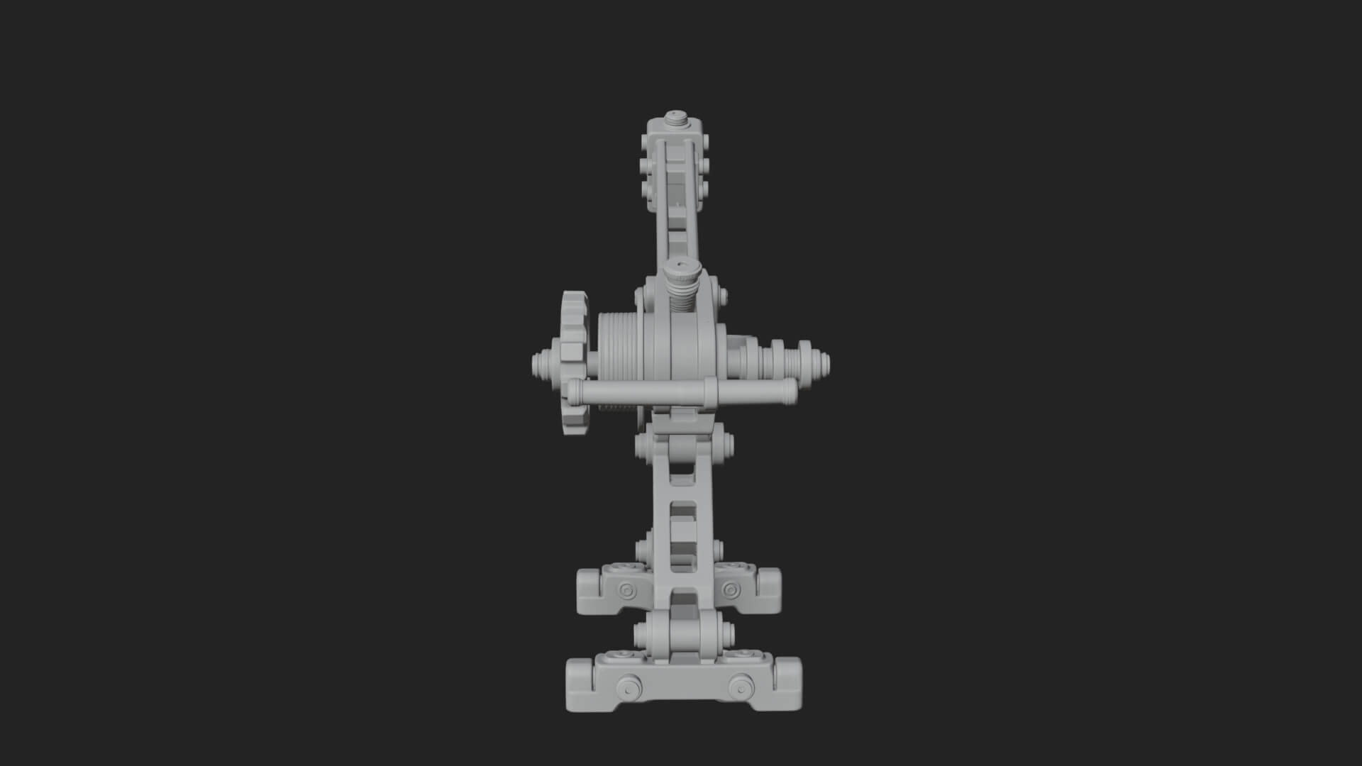 Siege Catapult Frame Model Design 2 3D Print Model 3D Model