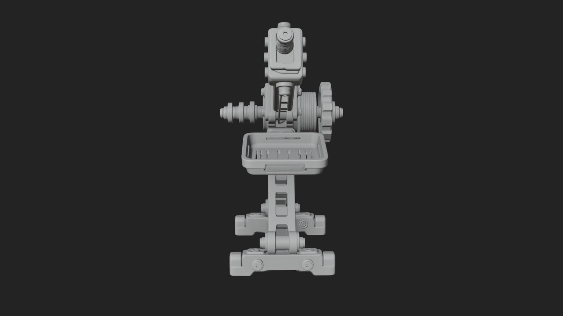 Siege Catapult Frame Model Design 2 3D Print Model 3D Model