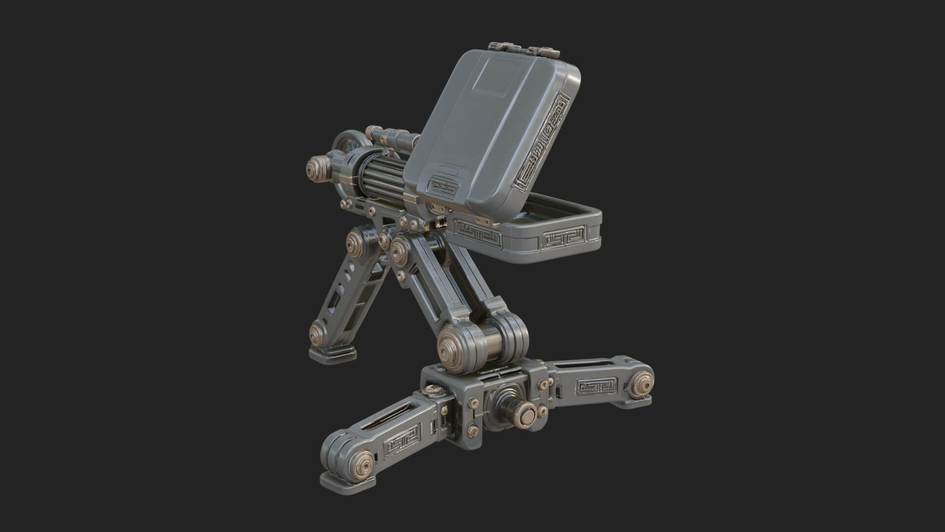 Siege Catapult Frame Model Design 3 3D Print Model 3D Model