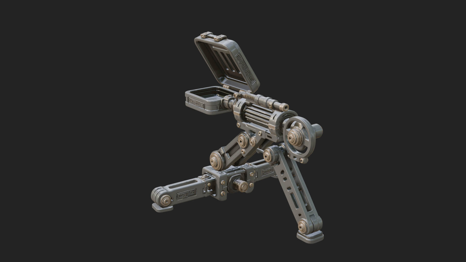 Siege Catapult Frame Model Design 3 3D Print Model 3D Model