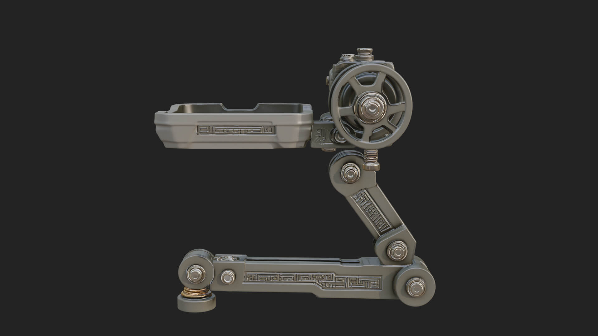 Siege Catapult Frame Model Design 4 3D Print Model 3D Model