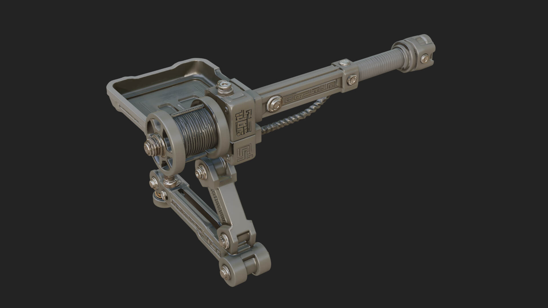 Siege Catapult Frame Model Design 4 3D Print Model 3D Model