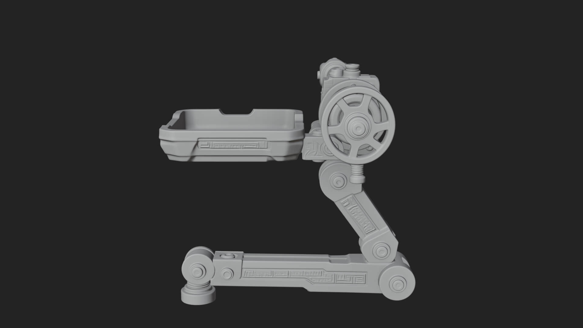 Siege Catapult Frame Model Design 4 3D Print Model 3D Model