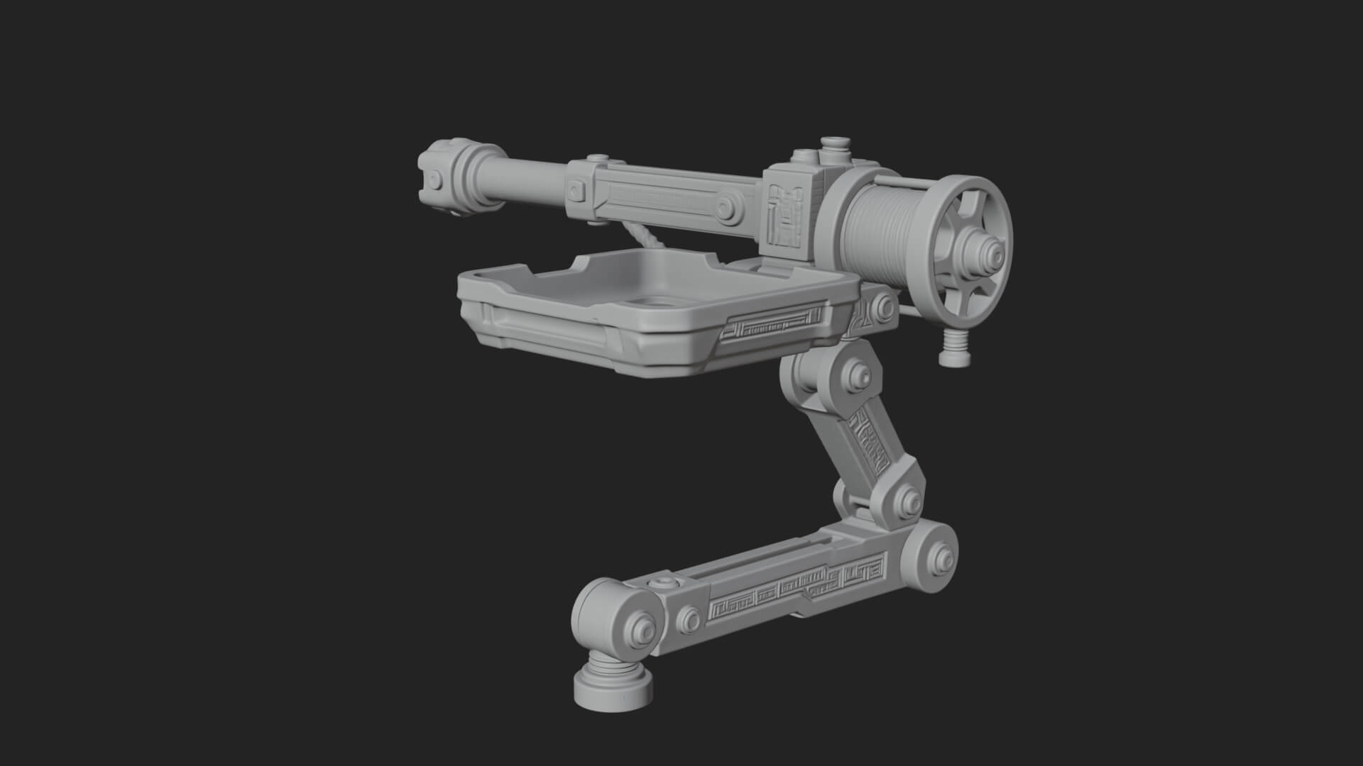 Siege Catapult Frame Model Design 4 3D Print Model 3D Model