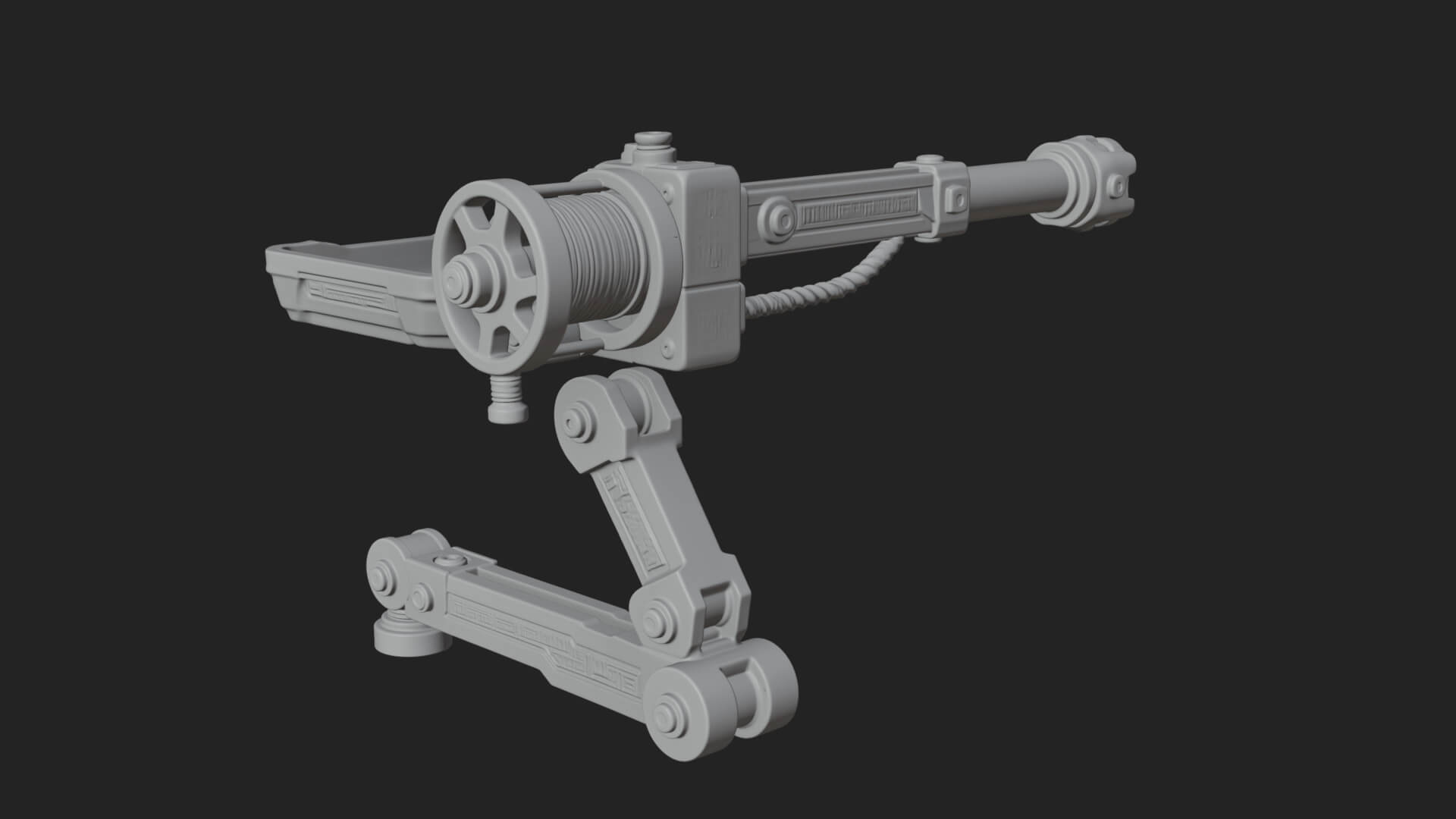 Siege Catapult Frame Model Design 4 3D Print Model 3D Model