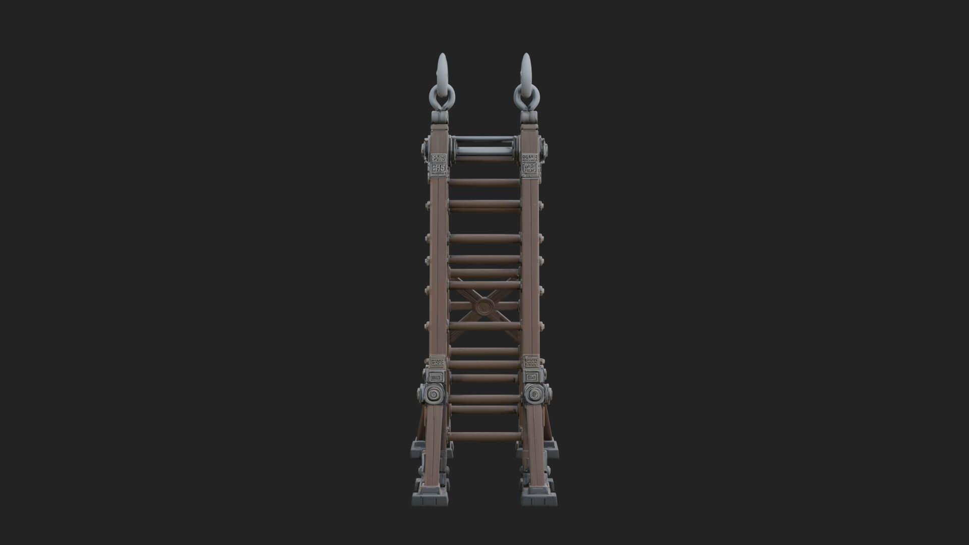 Siege Scaling Ladder Model Design 1 3D Print Model 3D Model