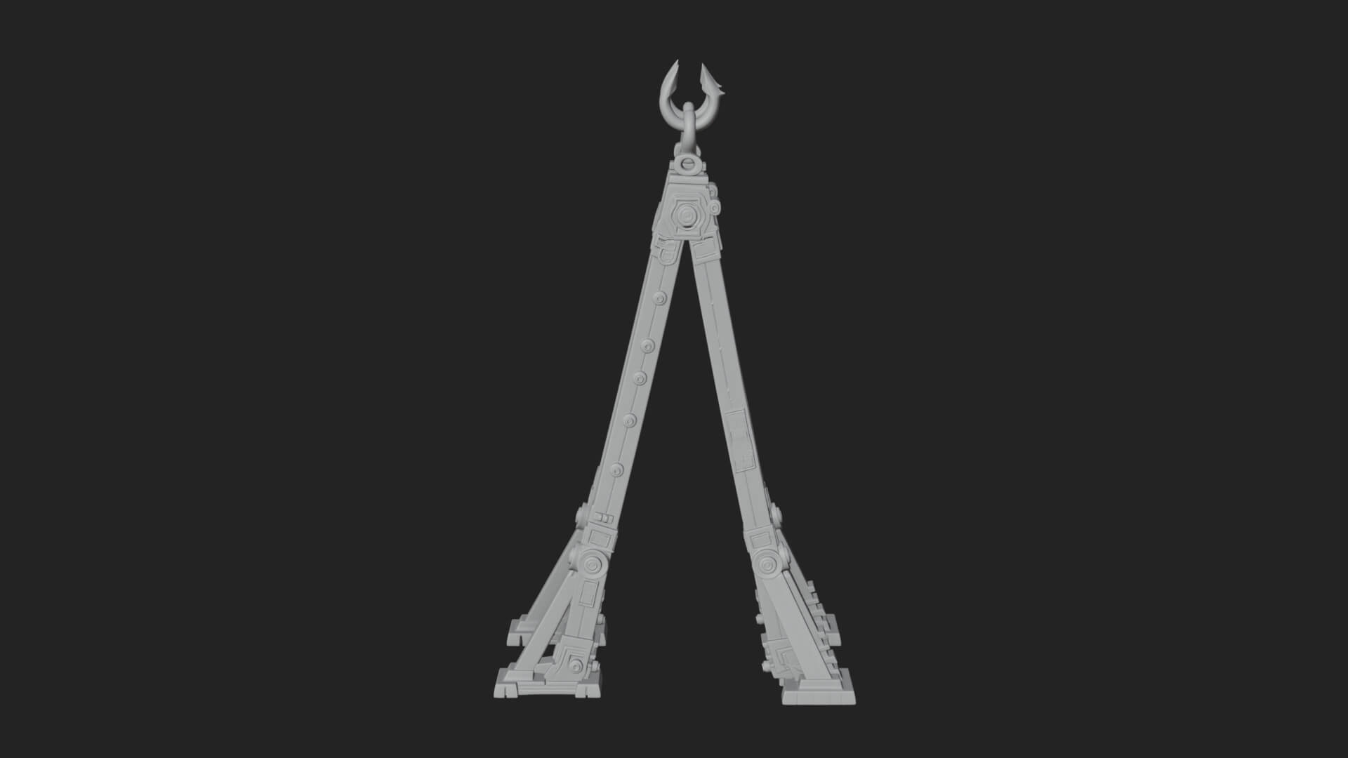 Siege Scaling Ladder Model Design 1 3D Print Model 3D Model