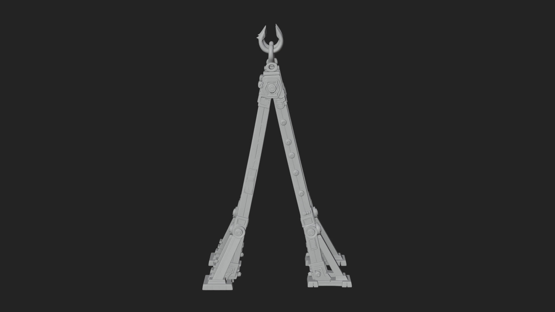 Siege Scaling Ladder Model Design 1 3D Print Model 3D Model