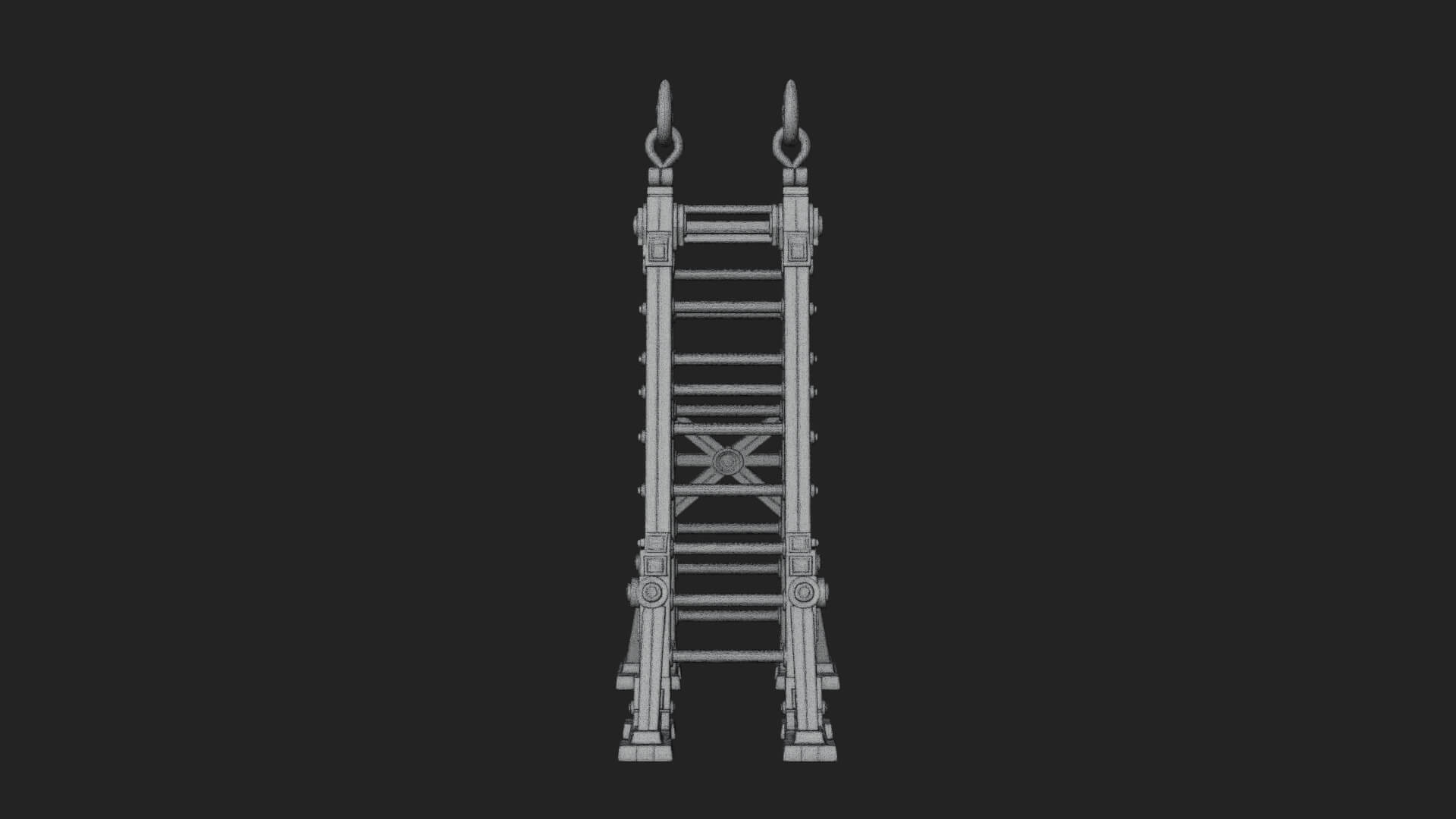 Siege Scaling Ladder Model Design 1 3D Print Model 3D Model