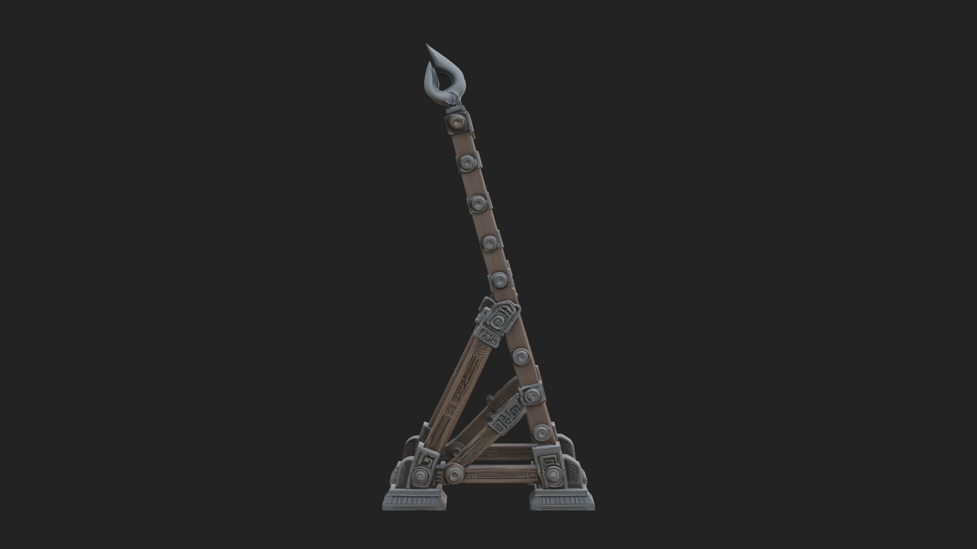 Siege Scaling Ladder Model Design 2 3D Print Model 3D Model