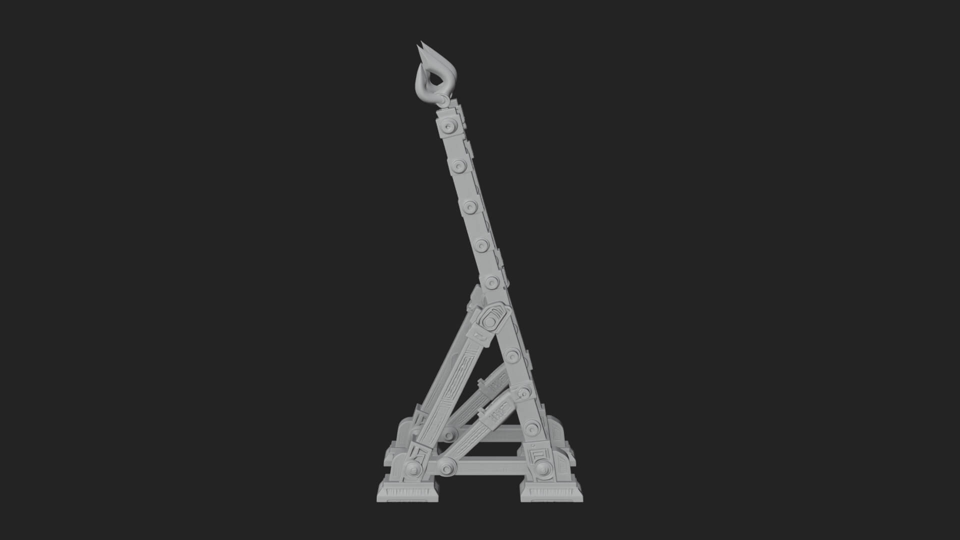 Siege Scaling Ladder Model Design 2 3D Print Model 3D Model