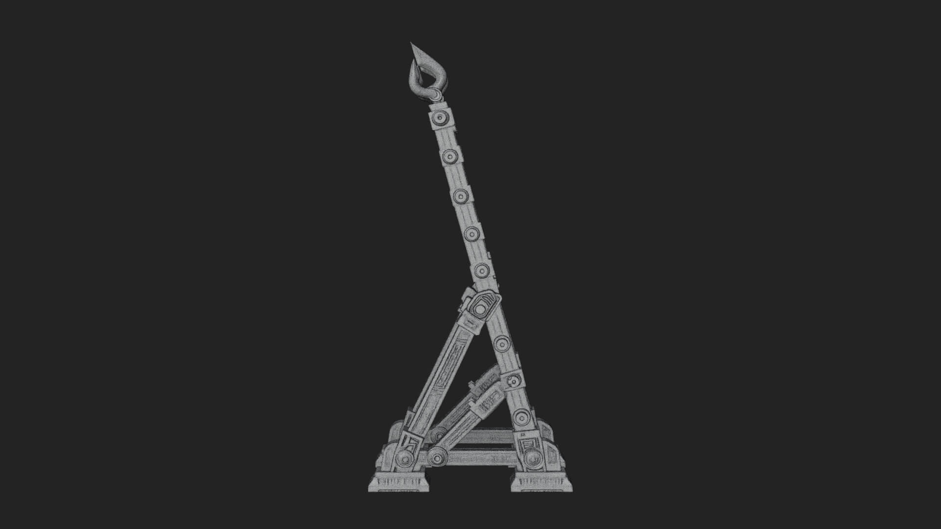 Siege Scaling Ladder Model Design 2 3D Print Model 3D Model