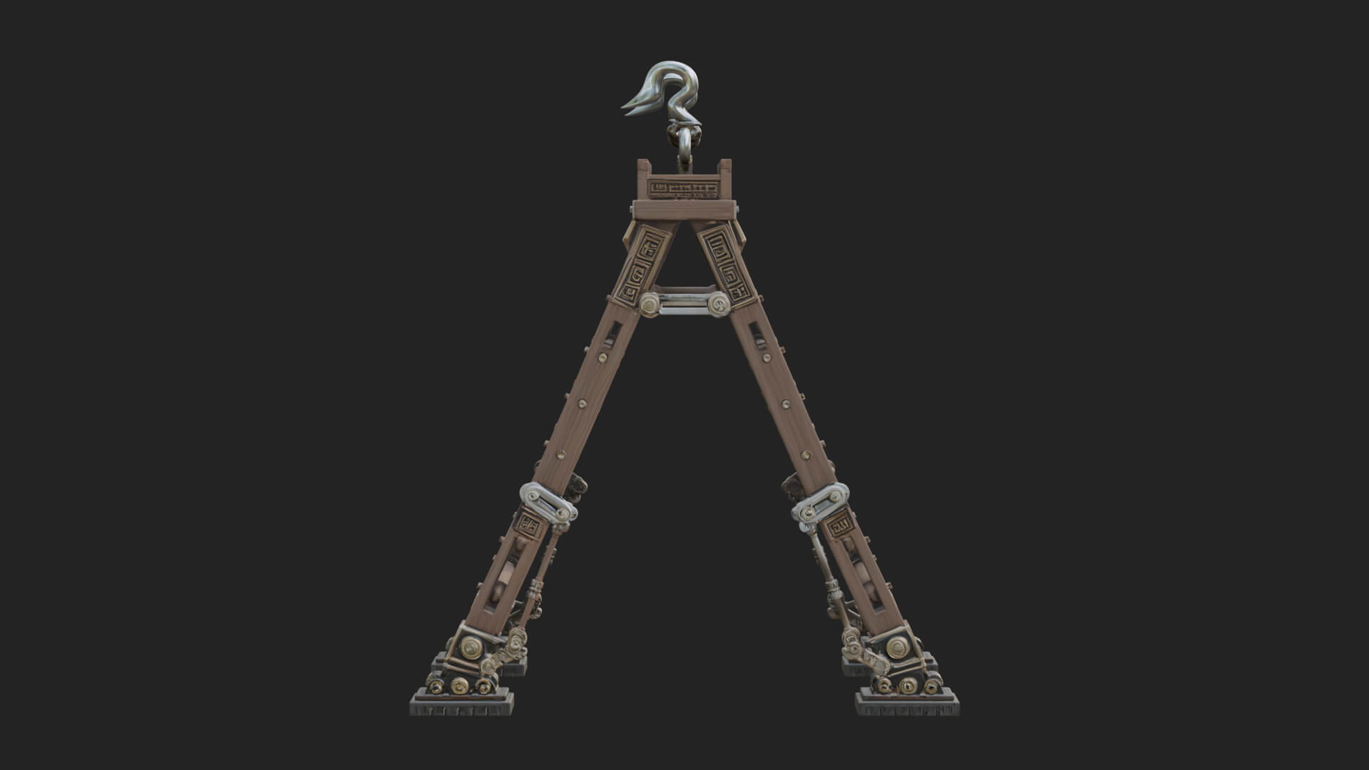 Siege Scaling Ladder Model Design 3 3D Print Model 3D Model