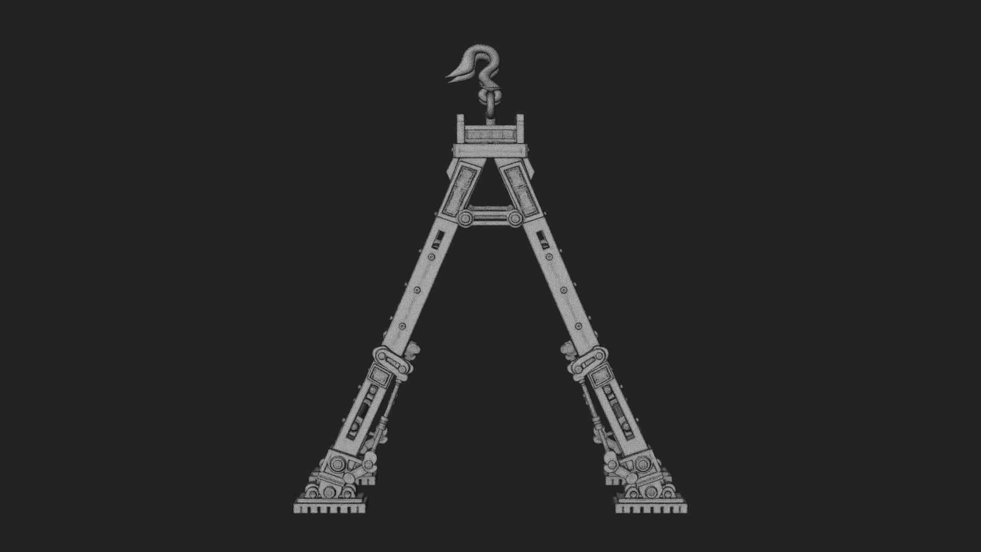 Siege Scaling Ladder Model Design 3 3D Print Model 3D Model