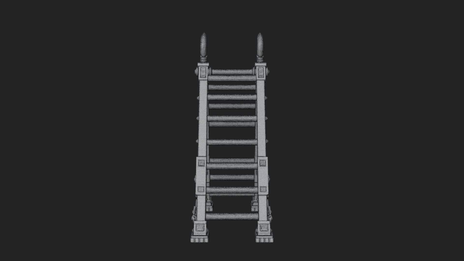 Siege Scaling Ladder Model Design 4 3D Print Model 3D Model