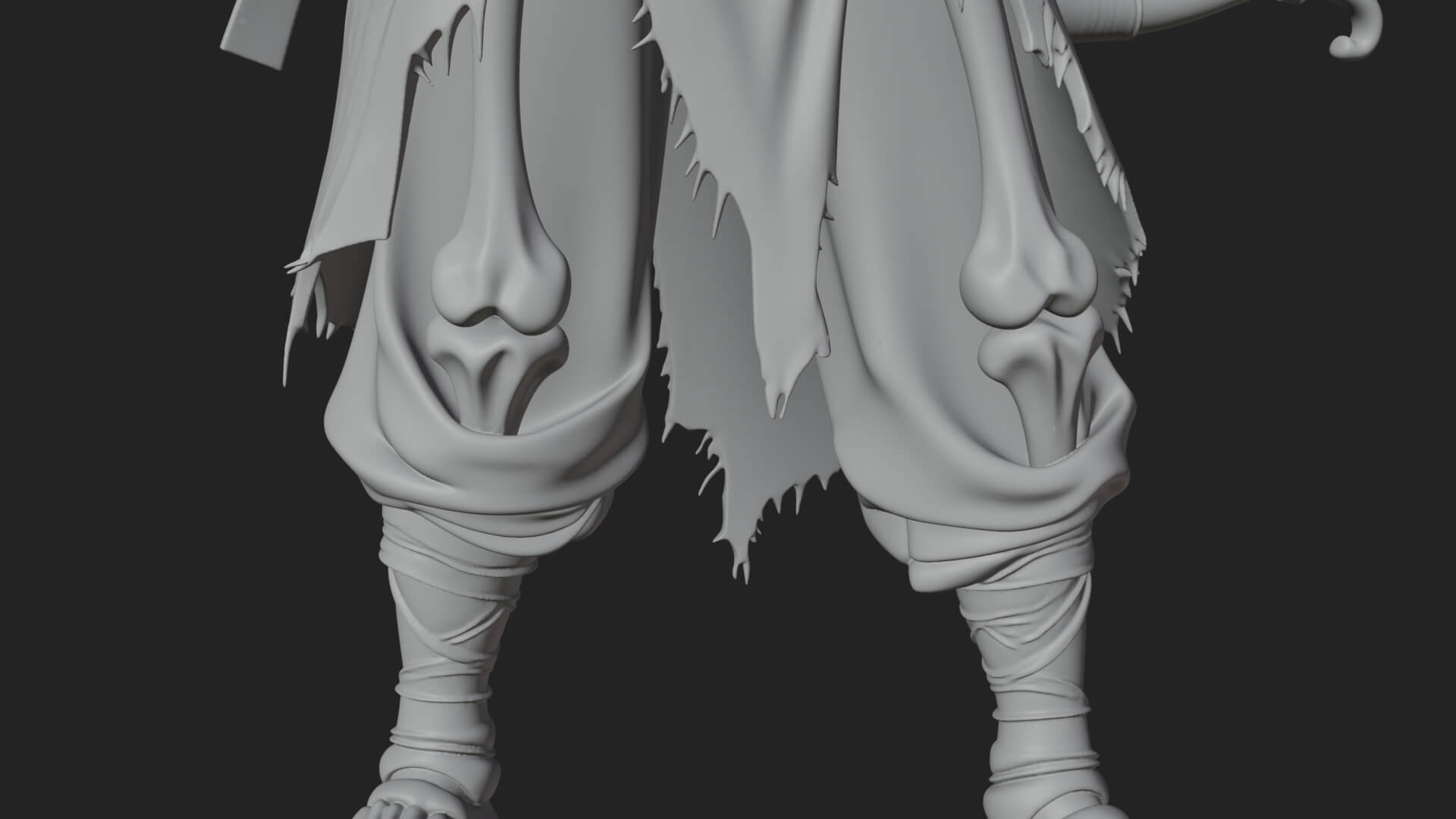 Skeleton Archer Statue Design 1 3D Print Model 3D Model