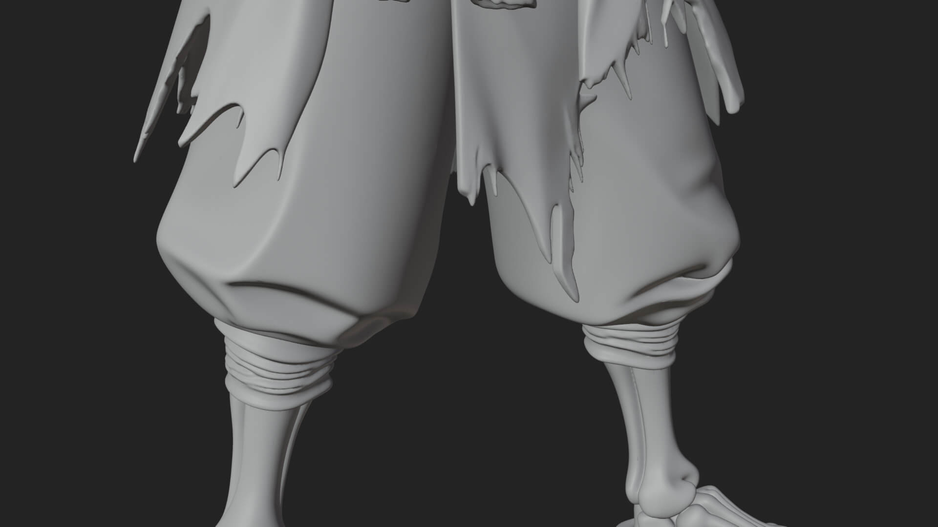 Skeleton Archer Statue Design 3 3D Print Model 3D Model