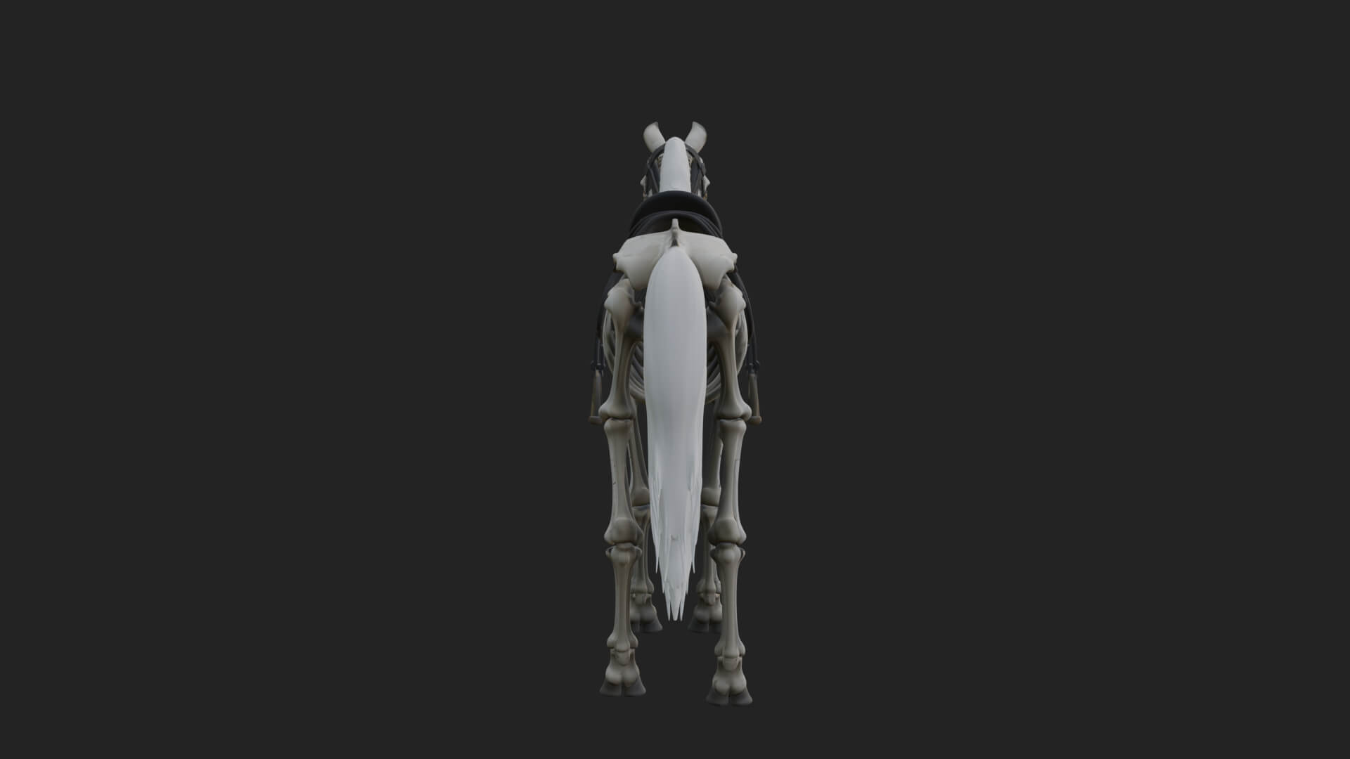 Skeleton Horse Statue Design 3 3D Print Model 3D Model
