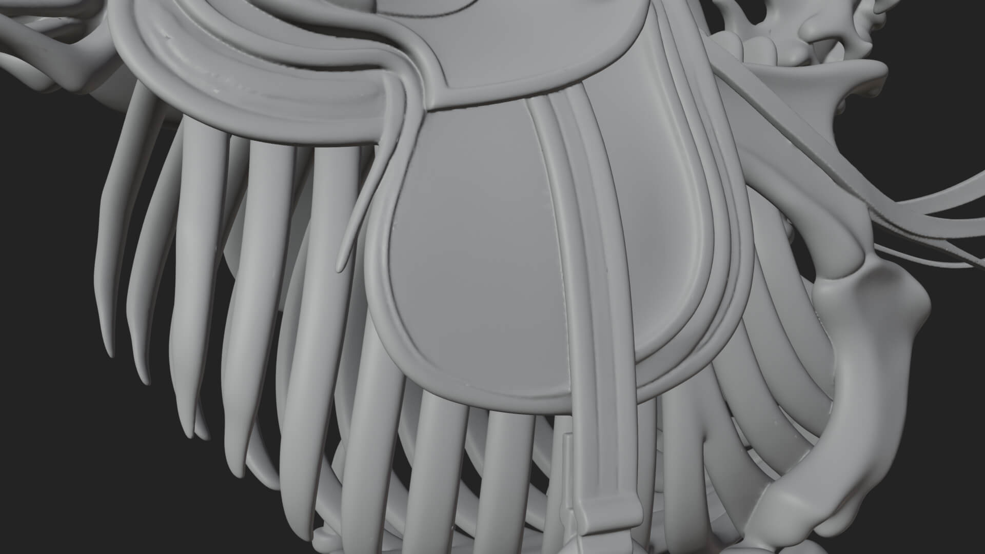 Skeleton Horse Statue Design 3 3D Print Model 3D Model
