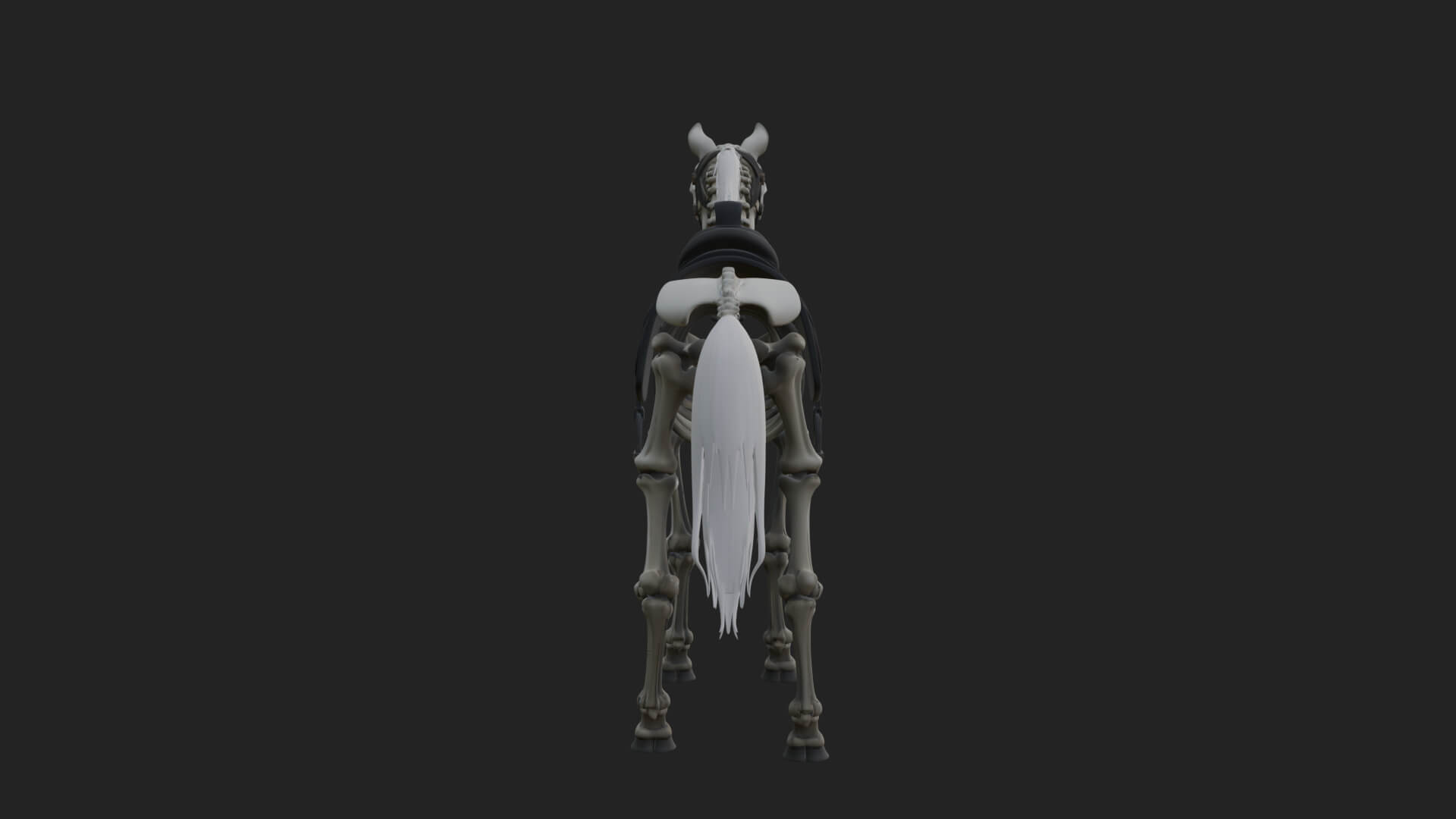 Skeleton Horse Statue Design 4 3D Print Model 3D Model