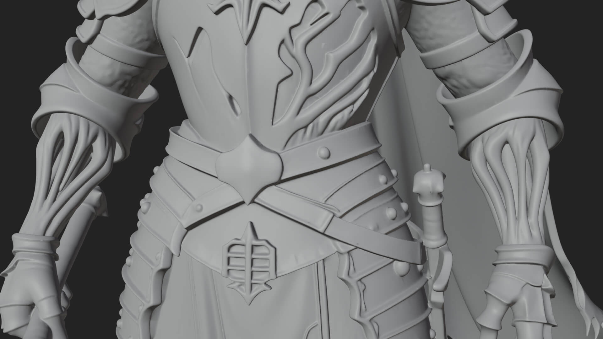 Skeleton Knight Statue Design 10 3D Print Model 3D Model